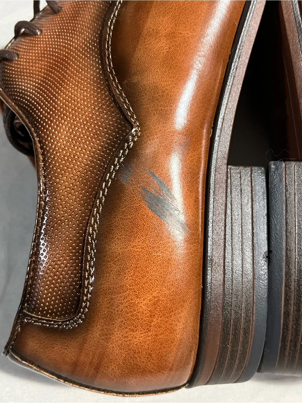 ID Required Men's Two-Tone Brown Dress Shoes Size 11